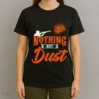 Clay Target Shooting Nothing But Dust Shoot Trap Skeet T-Shirt thumb 4