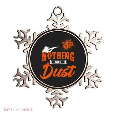 Clay Target Shooting Nothing But Dust Shoot Trap Skeet Ornament