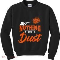 Clay Target Shooting Nothing But Dust Shoot Trap Skeet Kids Sweatshirt thumb 0