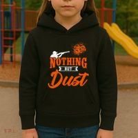 Clay Target Shooting Nothing But Dust Shoot Trap Skeet Kids Hoodie thumb 3