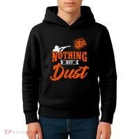 Clay Target Shooting Nothing But Dust Shoot Trap Skeet Kids Hoodie thumb 4