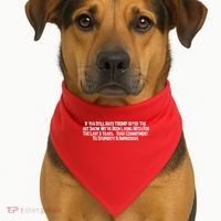 Commitment To Stupidity Trump 2024 Maga USA-Made Doggie Bandana thumb 1