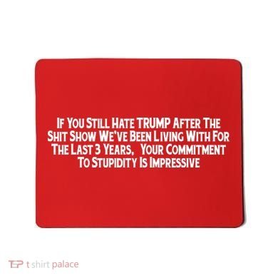 Commitment To Stupidity Trump 2024 Maga Mousepad