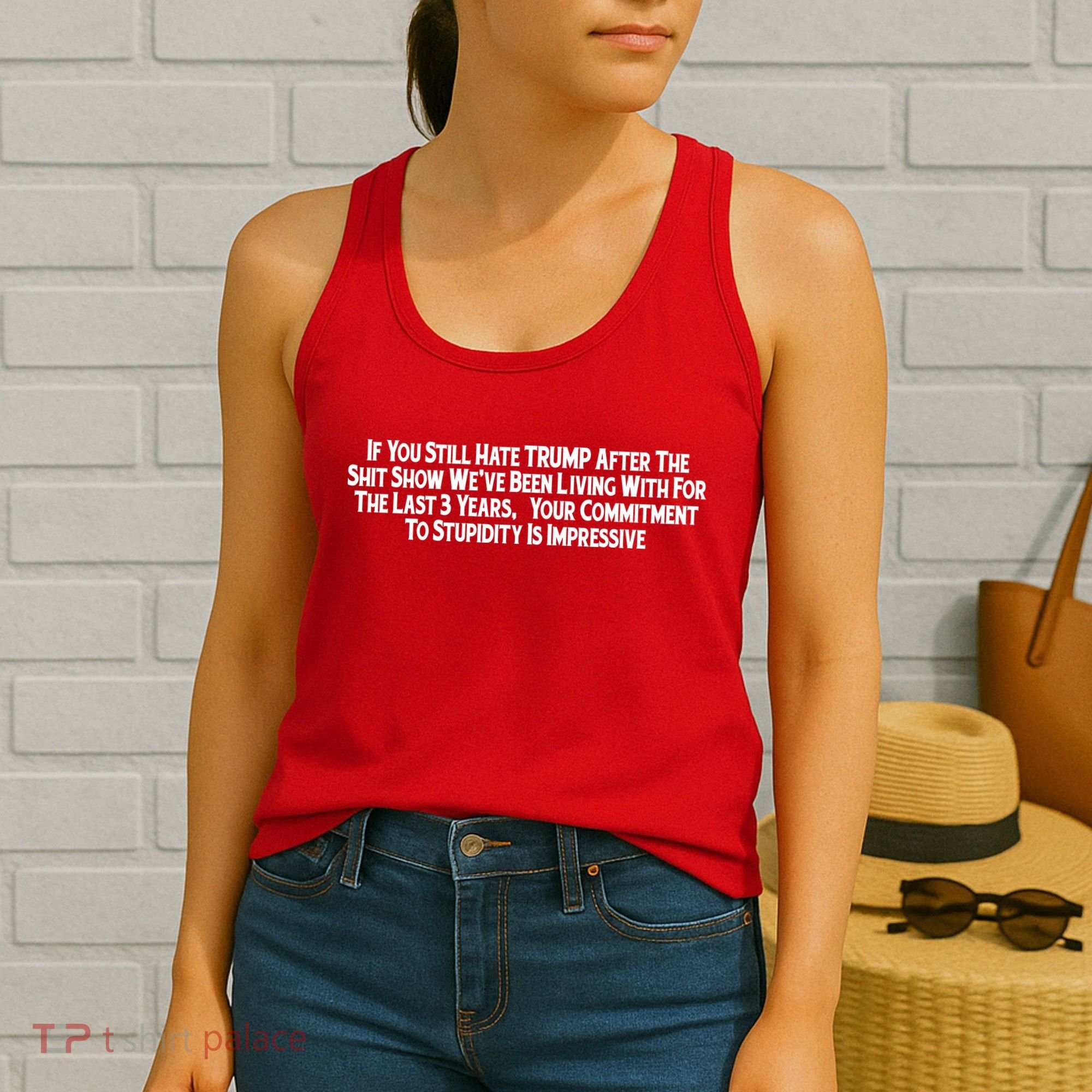 Commitment To Stupidity Trump 2024 Maga Women's Tank Top