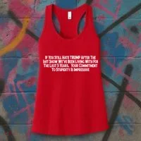 Commitment To Stupidity Trump 2024 Maga Women's Tank Top thumb 3