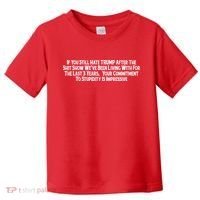 Commitment To Stupidity Trump 2024 Maga Toddler T-Shirt thumb 0