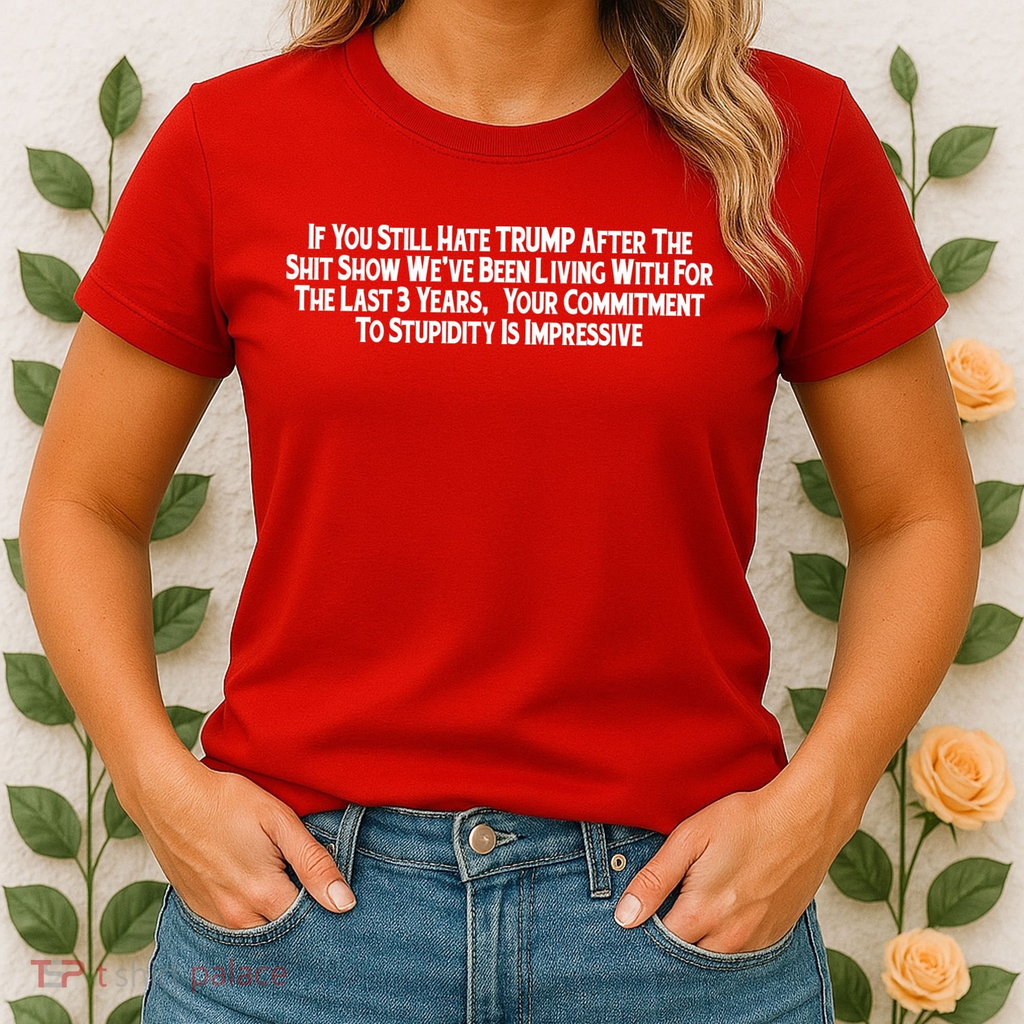 Commitment To Stupidity Trump 2024 Maga Women's T-Shirt