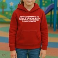 Commitment To Stupidity Trump 2024 Maga Kids Hoodie thumb 3