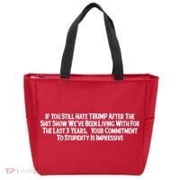 Commitment To Stupidity Trump 2024 Maga Tote Bag thumb 0