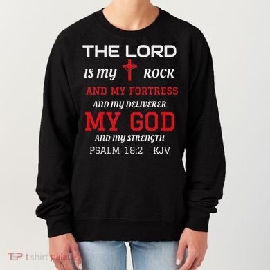 Christian T S Bible Scripture Verse Psalm 182 Women's Sweatshirt