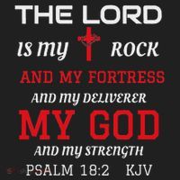 Christian T S Bible Scripture Verse Psalm 182 Women's Sweatshirt thumb 2