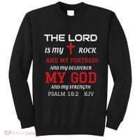 Christian T S Bible Scripture Verse Psalm 182 Sweatshirt thumb 0