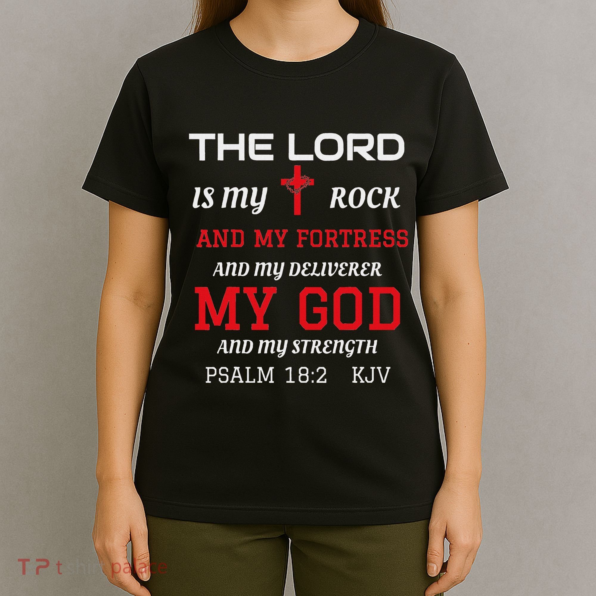 Christian T S Bible Scripture Verse Psalm 182 T-Shirt