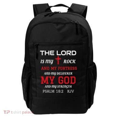 Christian T S Bible Scripture Verse Psalm 182 Backpack