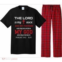 Christian T S Bible Scripture Verse Psalm 182 Pajama Set thumb 0