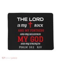 Christian T S Bible Scripture Verse Psalm 182 Mousepad thumb 0