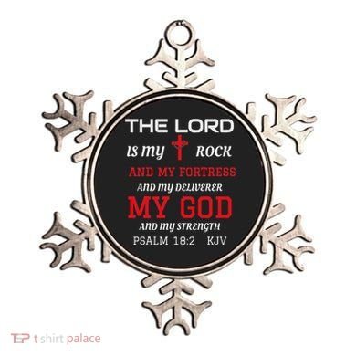 Christian T S Bible Scripture Verse Psalm 182 Ornament