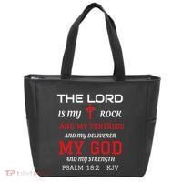 Christian T S Bible Scripture Verse Psalm 182 Tote Bag thumb 0