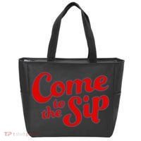 Come To The Sip Red Tote Bag thumb 0