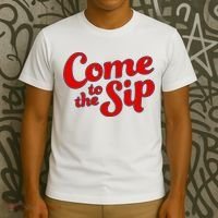 Come To The Sip Red T-Shirt thumb 3