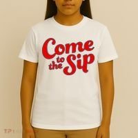 Come To The Sip Red T-Shirt thumb 4