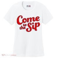 Come To The Sip Red Women's Cooling Performance Crew T-Shirt thumb 0