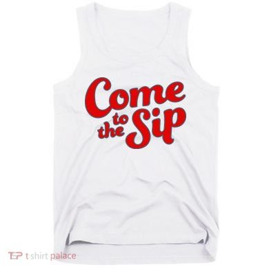 Come To The Sip Red Tank Top