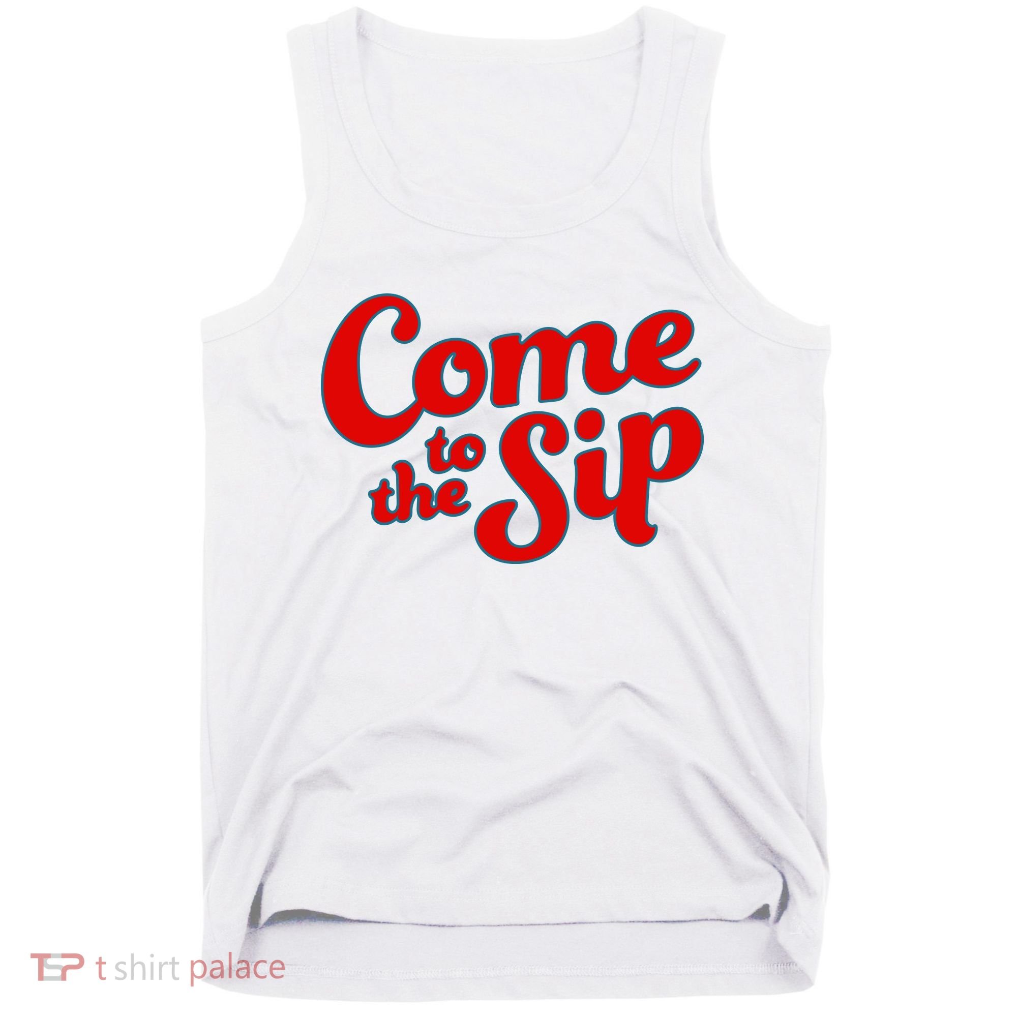 Come To The Sip Red Tank Top