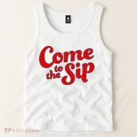 Come To The Sip Red Tank Top thumb 2