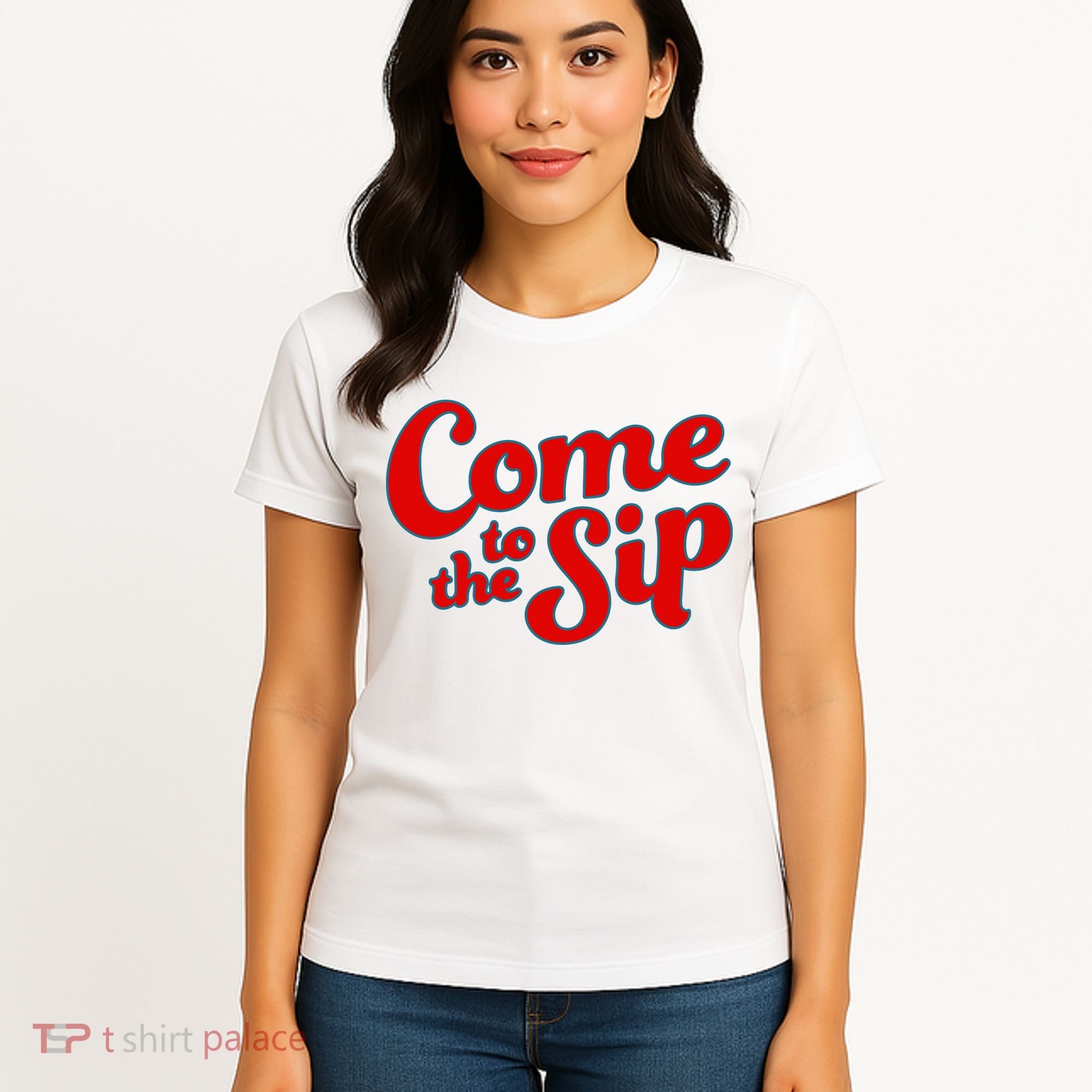 Come To The Sip Red Women's T-Shirt