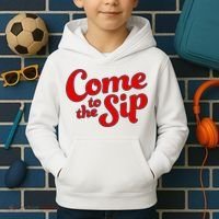 Come To The Sip Red Kids Hoodie thumb 2