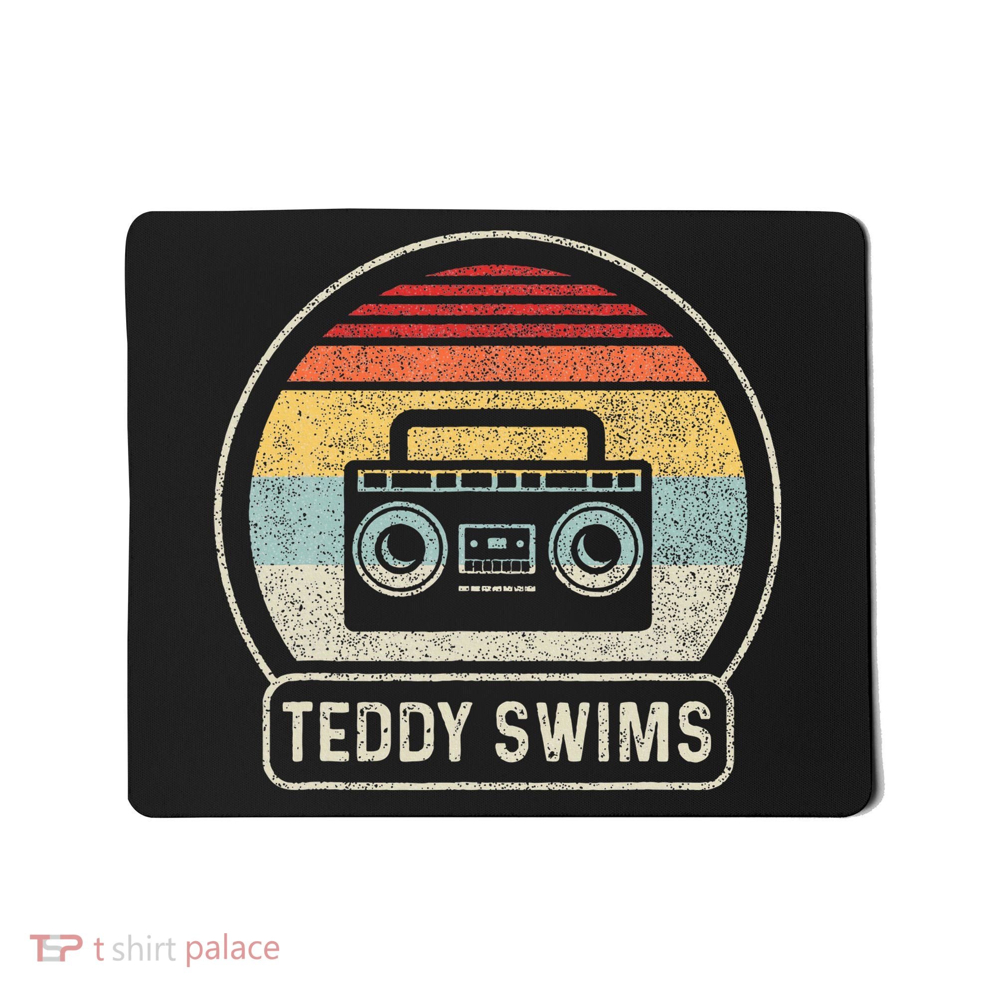 Cassette Tape T.E.D.D.Y Swims 90s Music Retro Sunset Mousepad