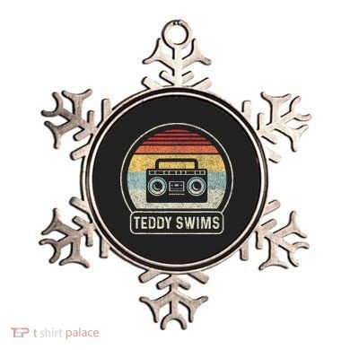 Cassette Tape T.E.D.D.Y Swims 90s Music Retro Sunset Ornament