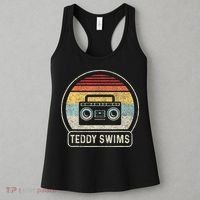 Cassette Tape T.E.D.D.Y Swims 90s Music Retro Sunset Women's Tank Top thumb 3