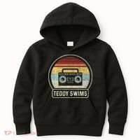 Cassette Tape T.E.D.D.Y Swims 90s Music Retro Sunset Kids Hoodie thumb 0
