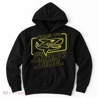 Come To The Shark Side Funny Shark Lover Ocean Wildlife Hoodie thumb 0