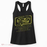 Come To The Shark Side Funny Shark Lover Ocean Wildlife Women's Tank Top thumb 0