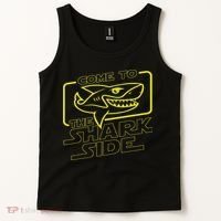 Come To The Shark Side Funny Shark Lover Ocean Wildlife Tank Top thumb 2