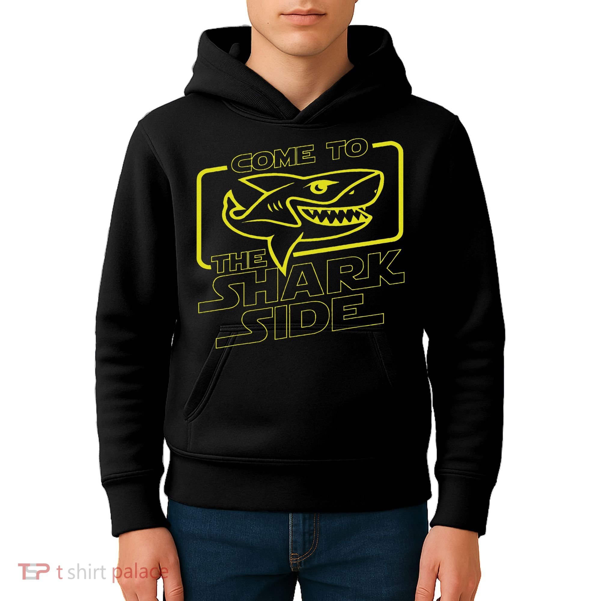 Come To The Shark Side Funny Shark Lover Ocean Wildlife Kids Hoodie