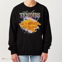 Chicken Tendies Tenders Weird Funny Oddly Specific Dank Meme Women's Sweatshirt thumb 0