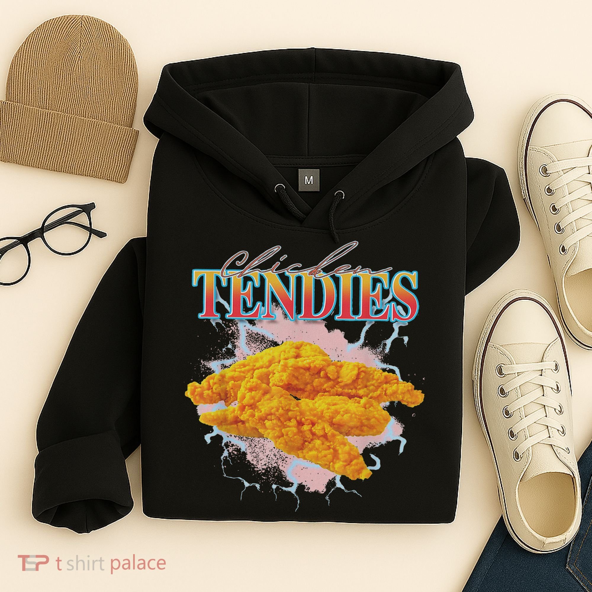 Chicken Tendies Tenders Weird Funny Oddly Specific Dank Meme Hoodie