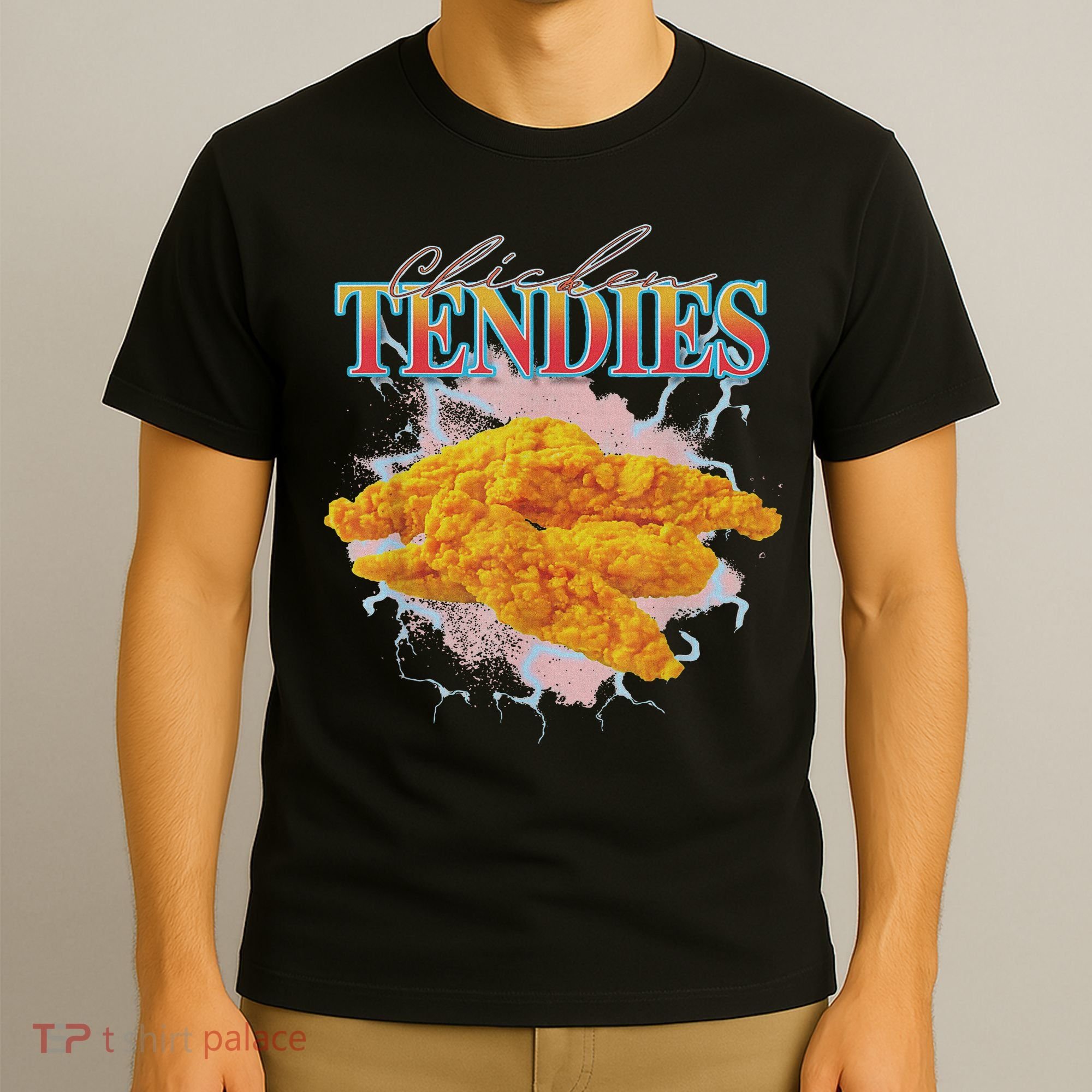 Chicken Tendies Tenders Weird Funny Oddly Specific Dank Meme T-Shirt