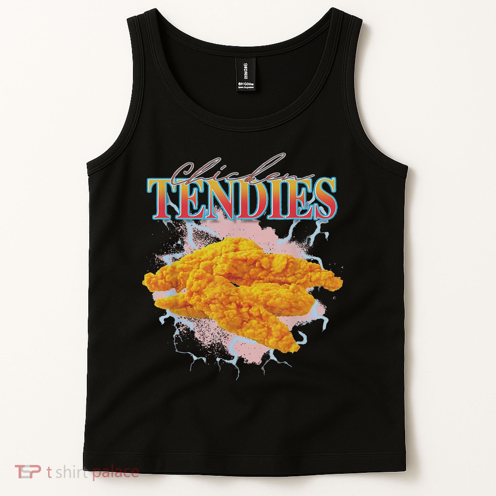 Chicken Tendies Tenders Weird Funny Oddly Specific Dank Meme Tank Top