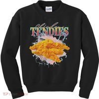 Chicken Tendies Tenders Weird Funny Oddly Specific Dank Meme Kids Sweatshirt thumb 0