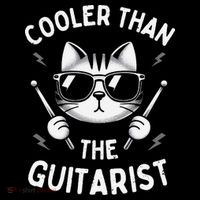 Cooler Than The Guitarist  Funny Drummer Gift Coffee Mug thumb 5