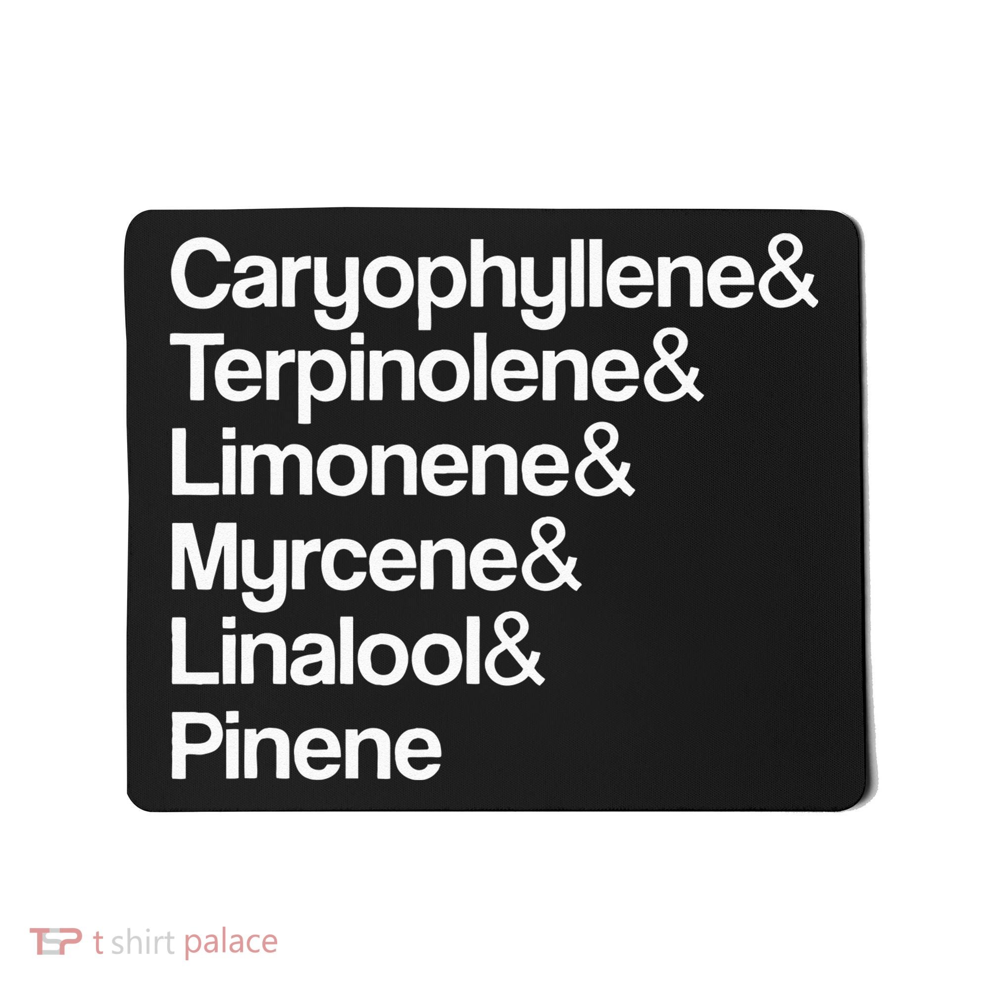 Cannabis Terpenes Terps List Marijuana Smoker Toker 420 Weed Mousepad