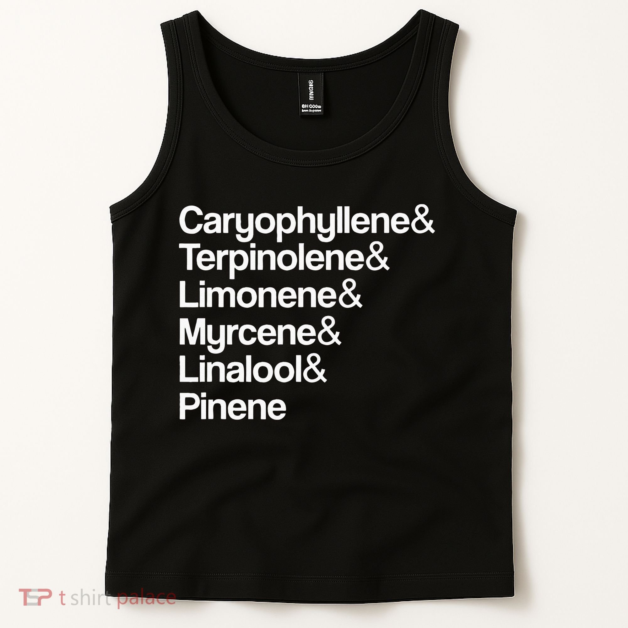 Cannabis Terpenes Terps List Marijuana Smoker Toker 420 Weed Tank Top