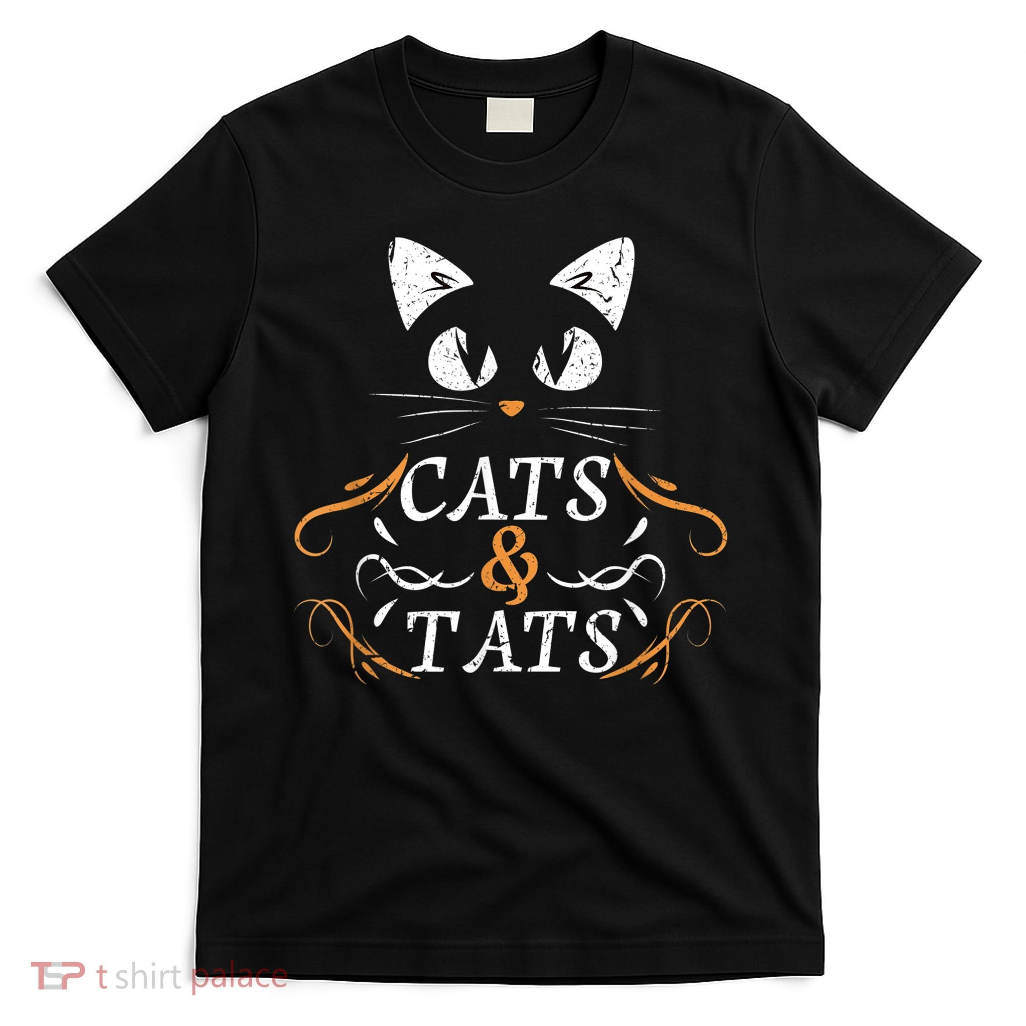 Cats & Tats Tattoo Artist Body Art Ink Cat Mom Cat Dad T-Shirt