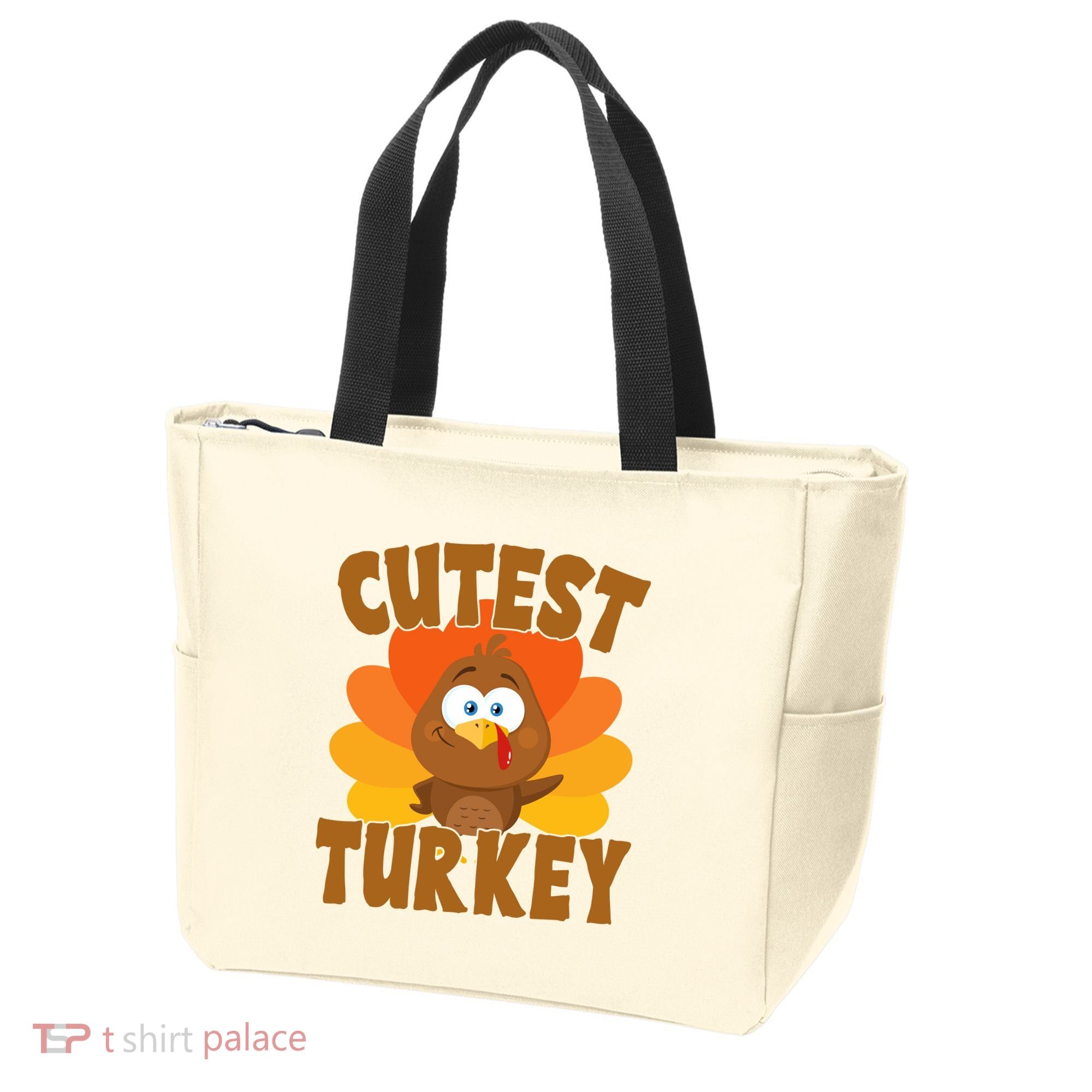 Cutest Turkey Thanksgiving Festive Tote Bag