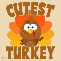 Cutest Turkey Thanksgiving Festive Tote Bag thumb 4